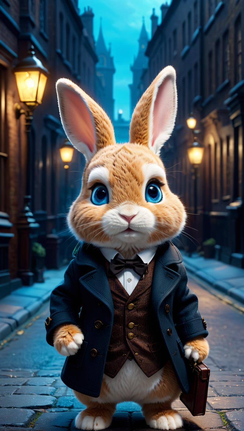 00129-2115290098-cut little fluffy Bunny cub dressed up as sherlock holmes, blue eyes, investigating a crime, pixar-style, ultra detailed, old lo.png